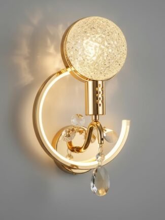 Zephra | Gold Wall Light for Living Room