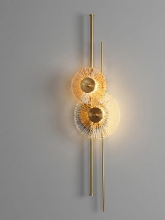 Solene Ember | Gold Wall Light for Living Room