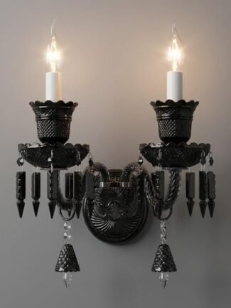 Mirae Aurum | Black Wall Light for Living Room