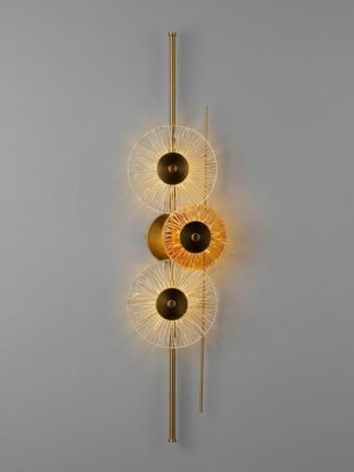 Solene Ivory | Gold Wall Light for Living Room