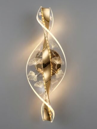 Lyrandel | Gold Wall Light for Living Room