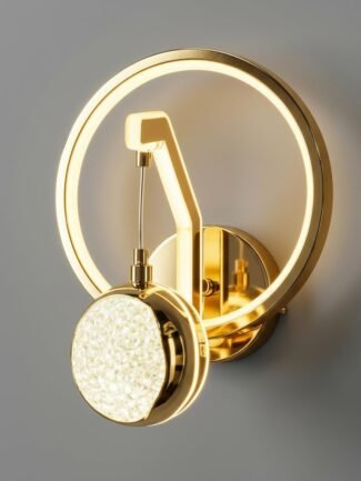 Henric | Gold Wall Light for Living Room