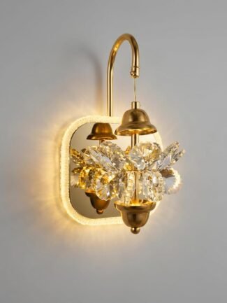 Vantis Mist | Gold Wall Light for Living Room