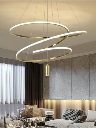Lyra Gilt | Gold Chandelier for Living Room