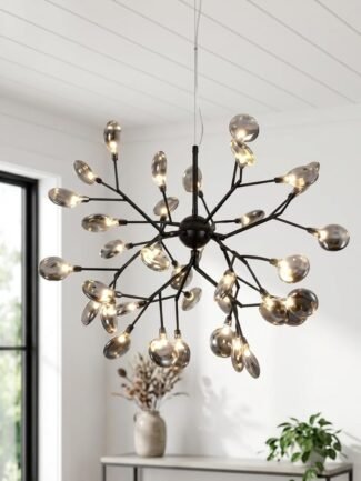 Elara Noir | Black Chandelier for Living Room