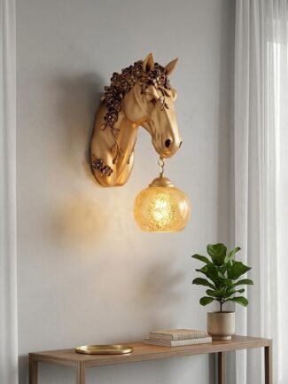 Aurelia Onyx | Gold Wall Light for Living Room