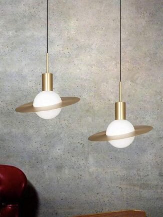 Seraph Onyx | Gold Pendant Light for Living Room