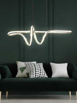 Lyra Aura | Rose Gold Chandelier for Living Room