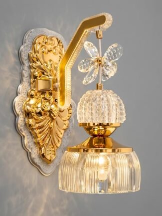 Zaltan | Gold Wall Light for Living Room