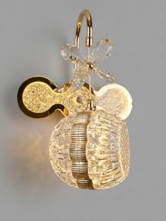Gwynne | Gold Wall Light for Living Room