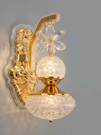 Selura Mist | Gold Wall Light for Living Room