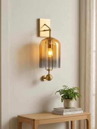 Torsten | Gold Wall Light for Living Room