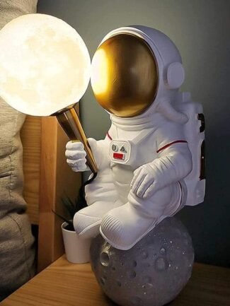 Dunmore | White And Gold Lamp for Living Room
