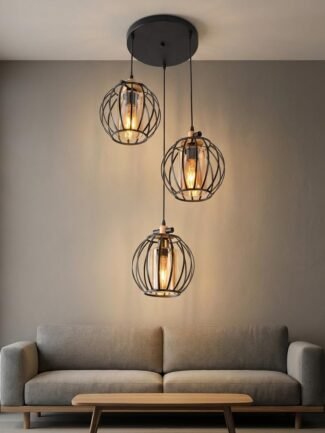 Nyx Ivory | Black Pendant Light for Living Room