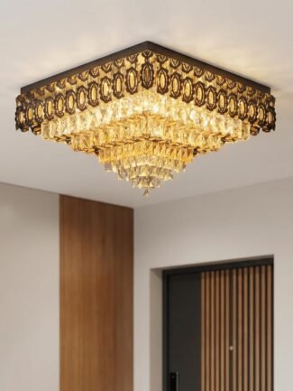 Elvaria | Gold Chandelier for Living Room