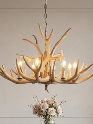 Stellique | Antique Beige Chandelier for Living Room