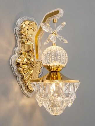 Selura Gilt | Gold Wall Light for Living Room
