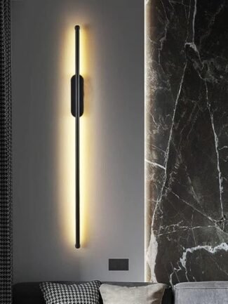 Thalia Gilt | Black Wall Light for Living Room