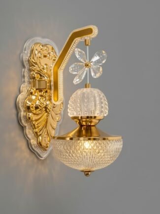 Selura Luna | Gold Wall Light for Living Room