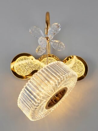 Halvor | Gold Wall Light for Living Room