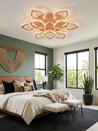 Soluna Gilt | Aerisca Chandelier for Living Room