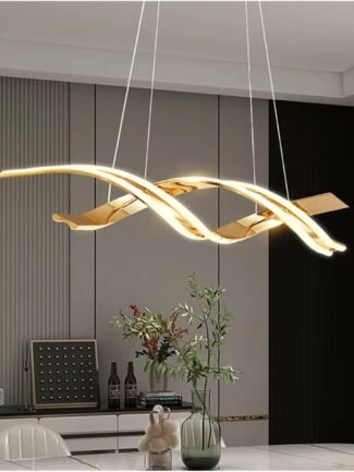 Lyra Aurum | Gold Chandelier for Living Room