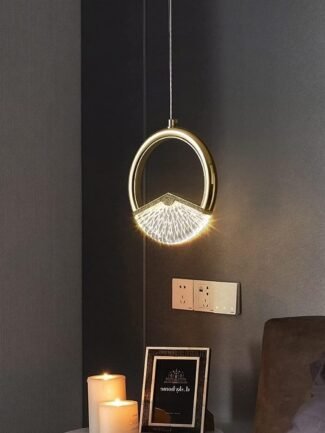 Seraph Luna | Gold Pendant Light for Living Room