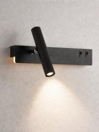 Veda Onyx | Black Wall Light for Living Room