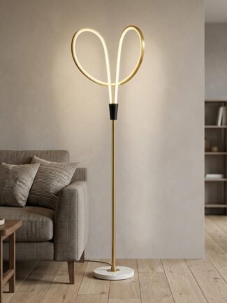 Eliaro LED Floor Lamp - Gold, Black, White