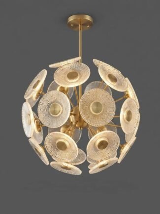 Noviira LED Chandelier - French Gold