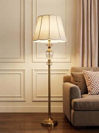 Orynora LED Floor Lamp - Gold Antique Brass