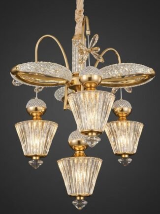 Lumiara LED Modern Chandelier - Gold