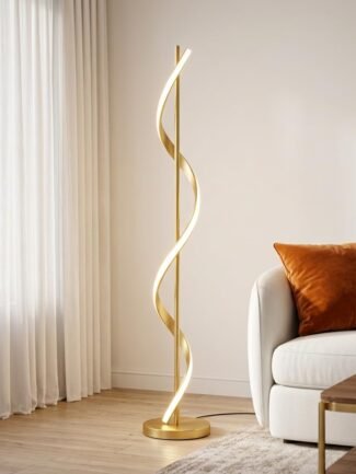 Eliena LED Floor Lamp - Gold