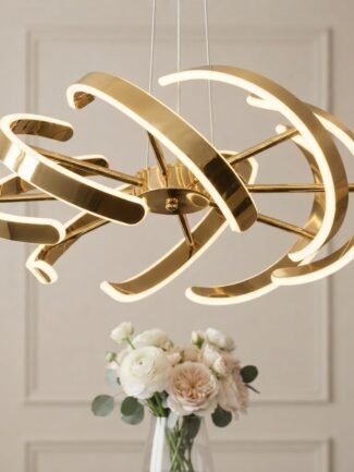 Lumira LED Modern Chandelier - Gold