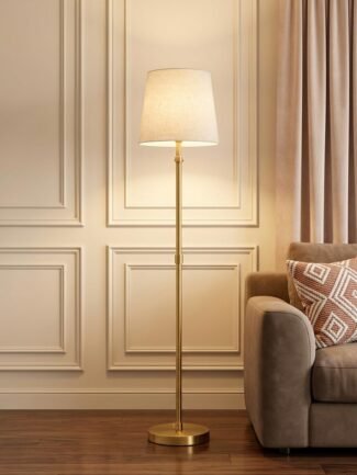 Orynessa LED Floor Lamp - Gold Antique Brass