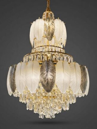 Lumielle LED Modern Chandelier - Gold