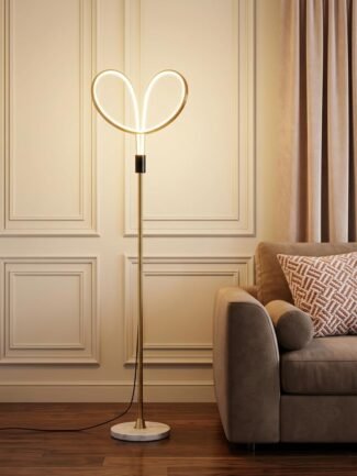 Oryneva LED Floor Lamp - Gold