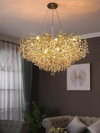 Lumiorae LED Chandelier - Gold