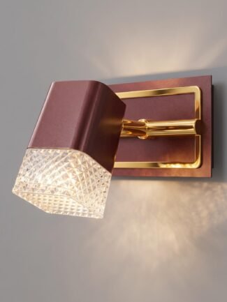 Evaralune LED Wall light - Brown