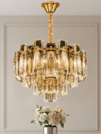 Niravia Chandelier with LED | Decor Chronicle
