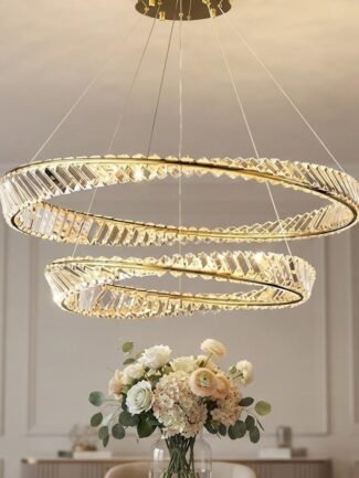 Noviora Chandelier with LED | Decor Chronicle