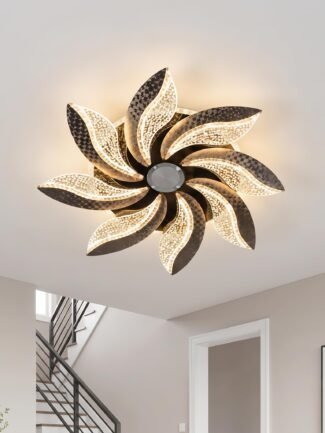 Pinwheel Chandelier with LED | Decor Chronicle
