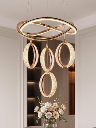 Miraisaaa Chandelier with LED | Decor Chronicle